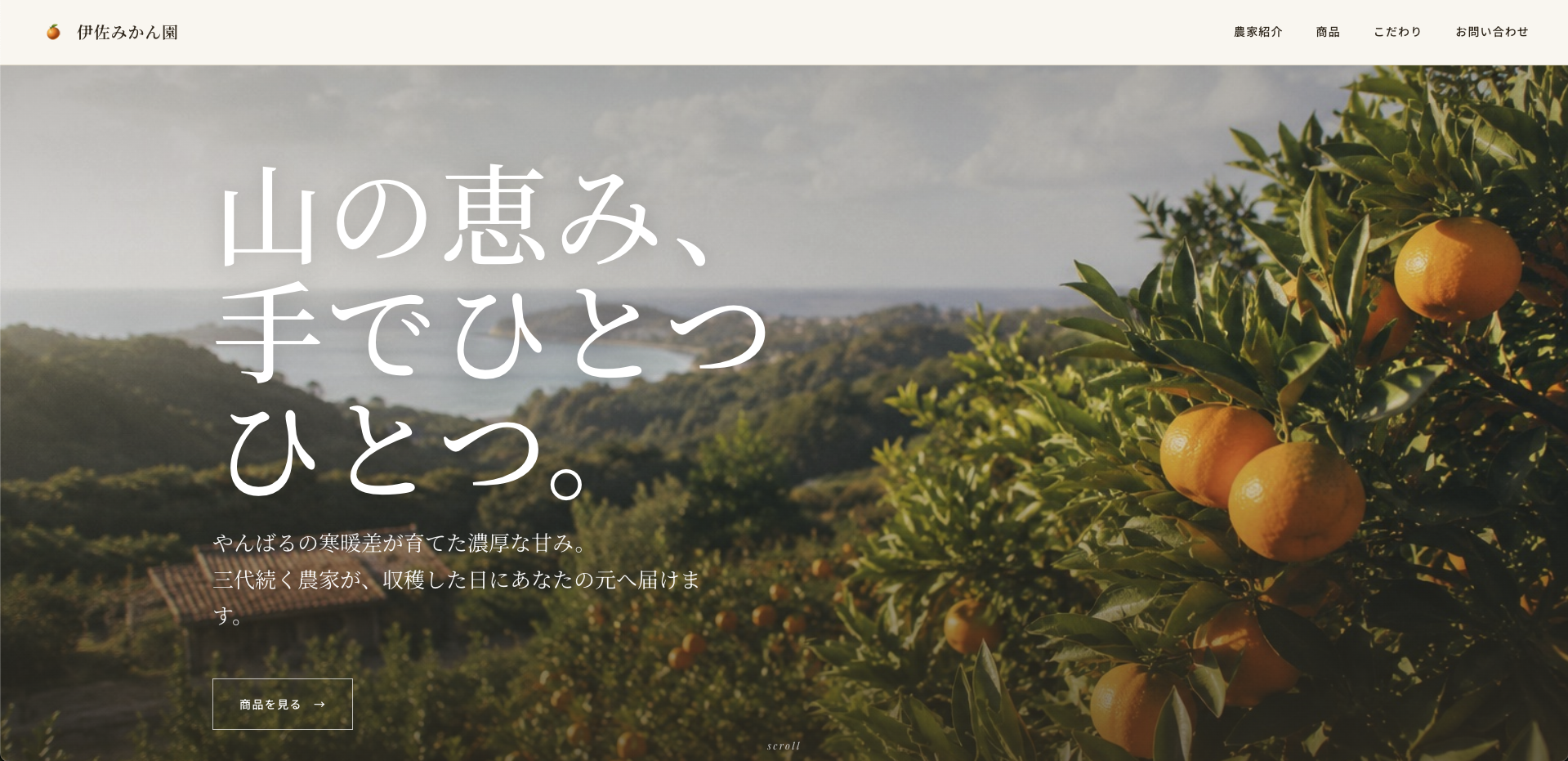 Mikan Farm Website